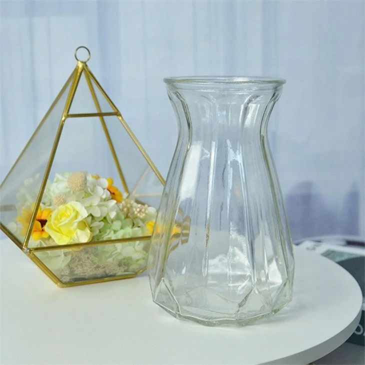 Clear Made Glass Vase