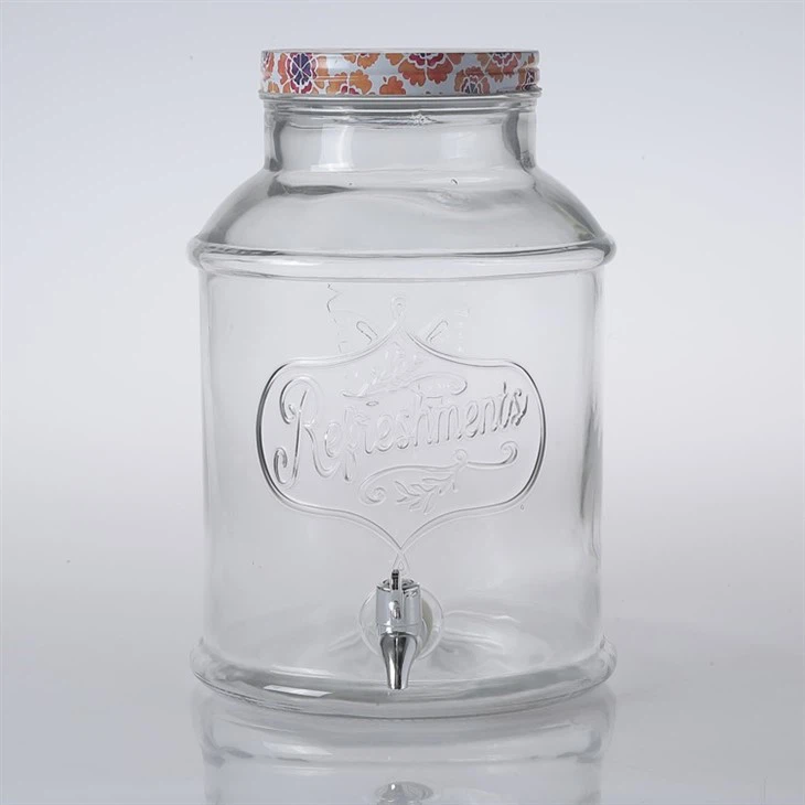 Glass Dispensers Juice Beverage Dispenser