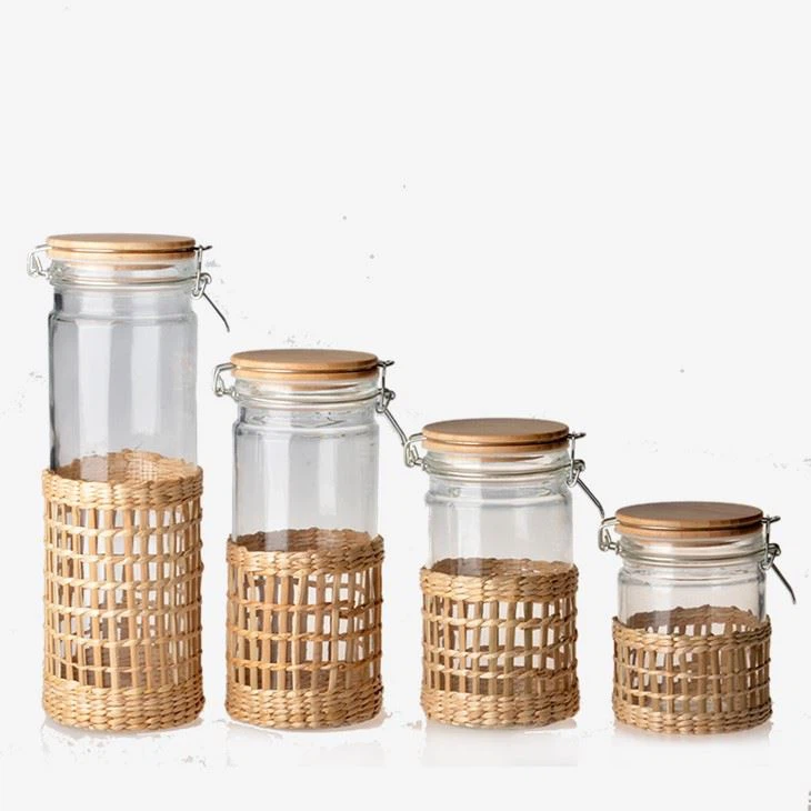 Glass Cookie Storage Jars Containers