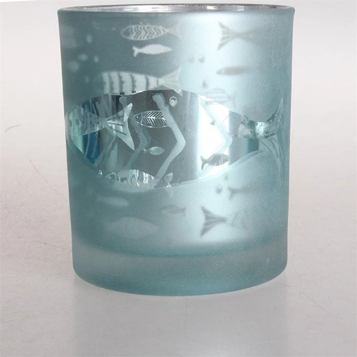 Glass Votive Candle Holder Jar