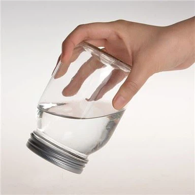 ネジ蓋付きガラス製メイソンジャー