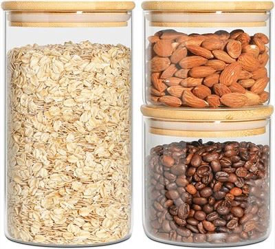 気密キッチンガラス保存瓶