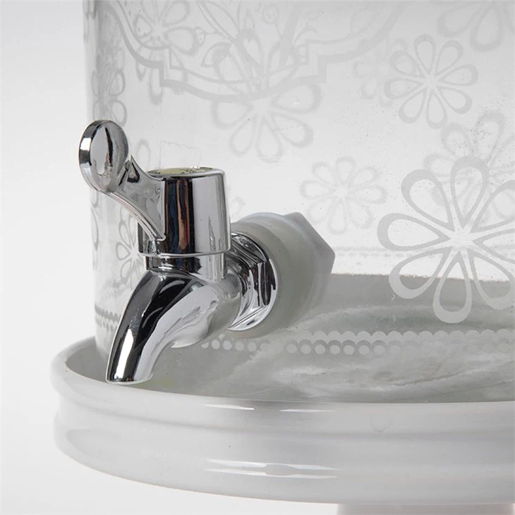 Glass Jar Drink Dispenser