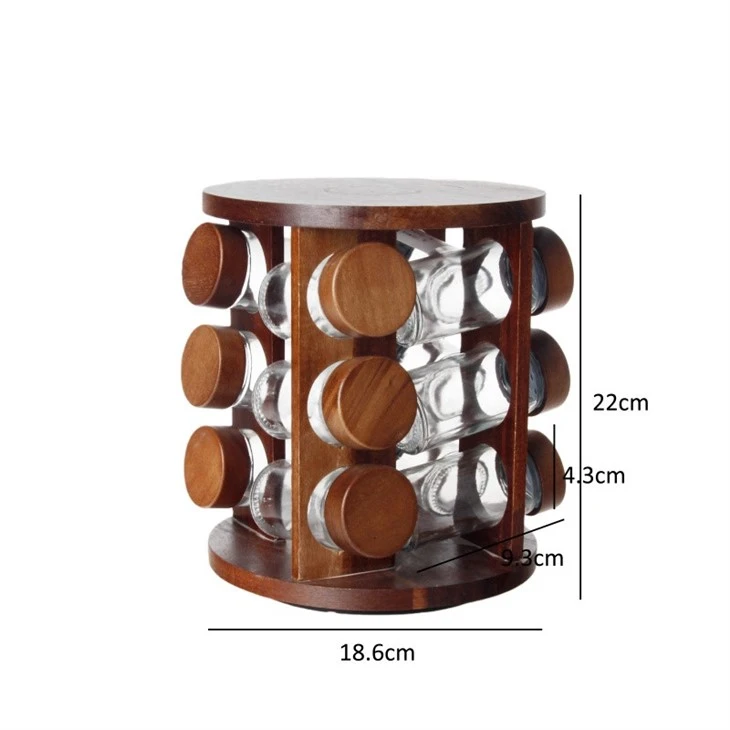 12-Jar Rotating Spice Rack Set suppliers