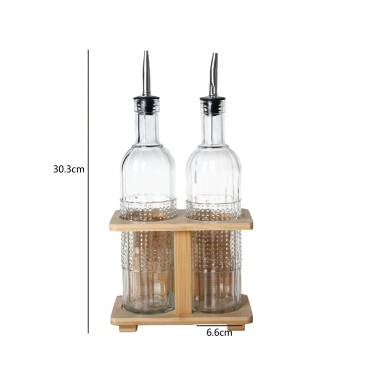 2-Piece Soda-Lime Glass Oil Bottle Set suppliers