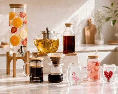 ガラス製ドリンクウェア